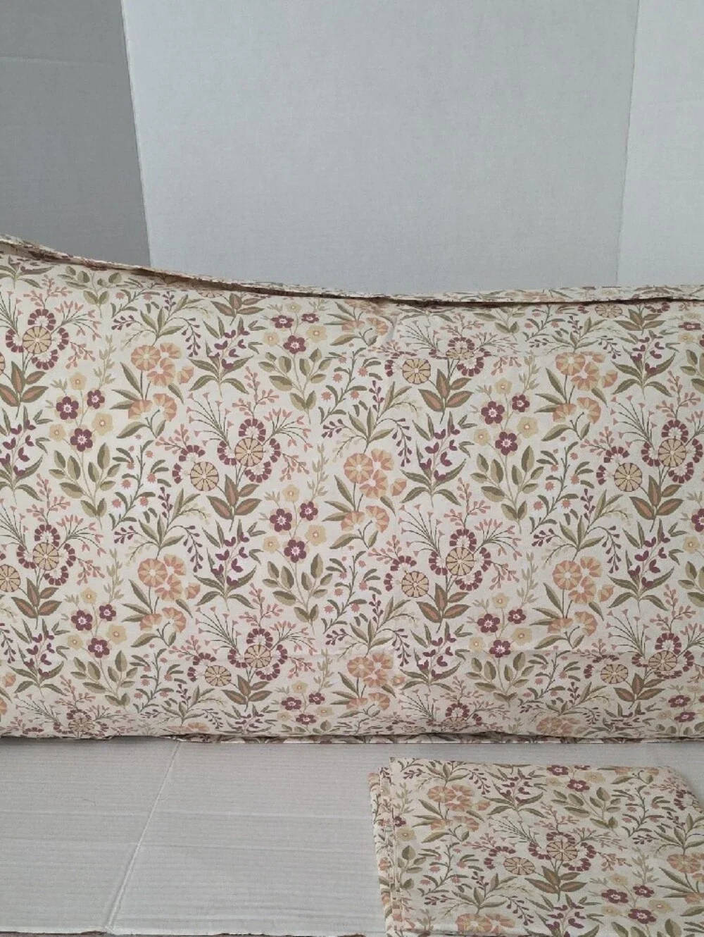 The Company Store Mid-Century Botanical Muted Floral Cotton King Pillow Shams